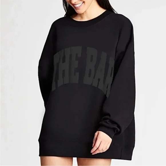 The Bar Signature Black Varsity Sweatshirt - Picture 2 of 4